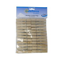 Clothes Pegs 24pc Wood G/Force